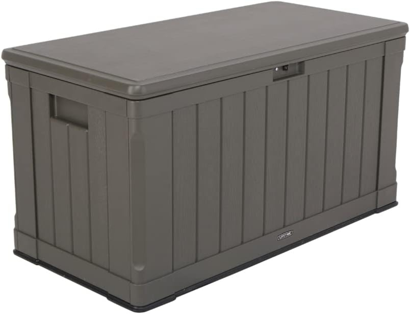 LIFETIME 60089 - Ultra-resistente Gartentruhe 127 x 64 x 67 cm UV100 braun Bild 1