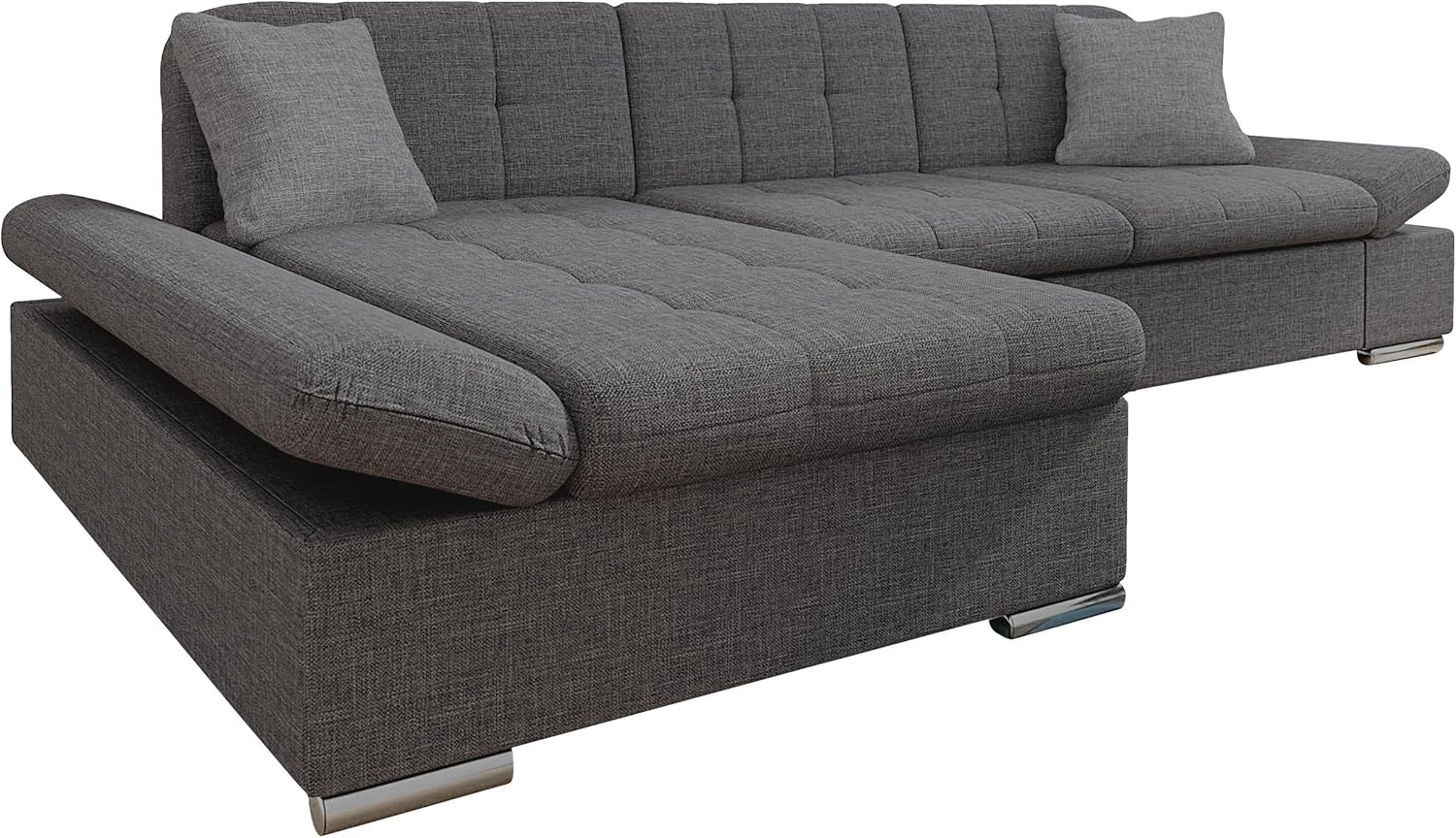 Ecksofa Malwi, Seite: Links, Farbe: Lux 06 + Lux 06 + Lux 05 Bild 1