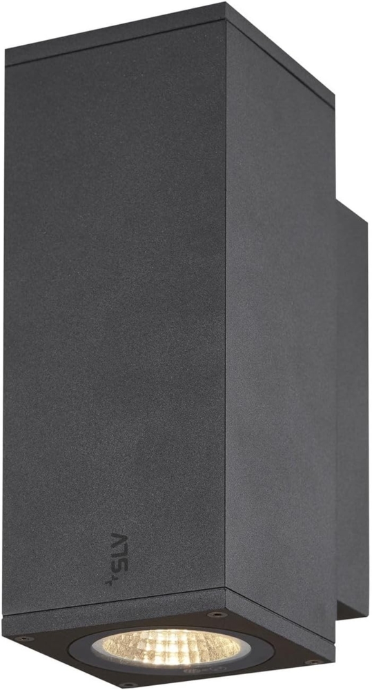 SLV No. 1003418 ENOLA SQUARE UP/DOWN S Outdoor LED Wandaufbauleuchte anthrazit IP 65 Bild 1