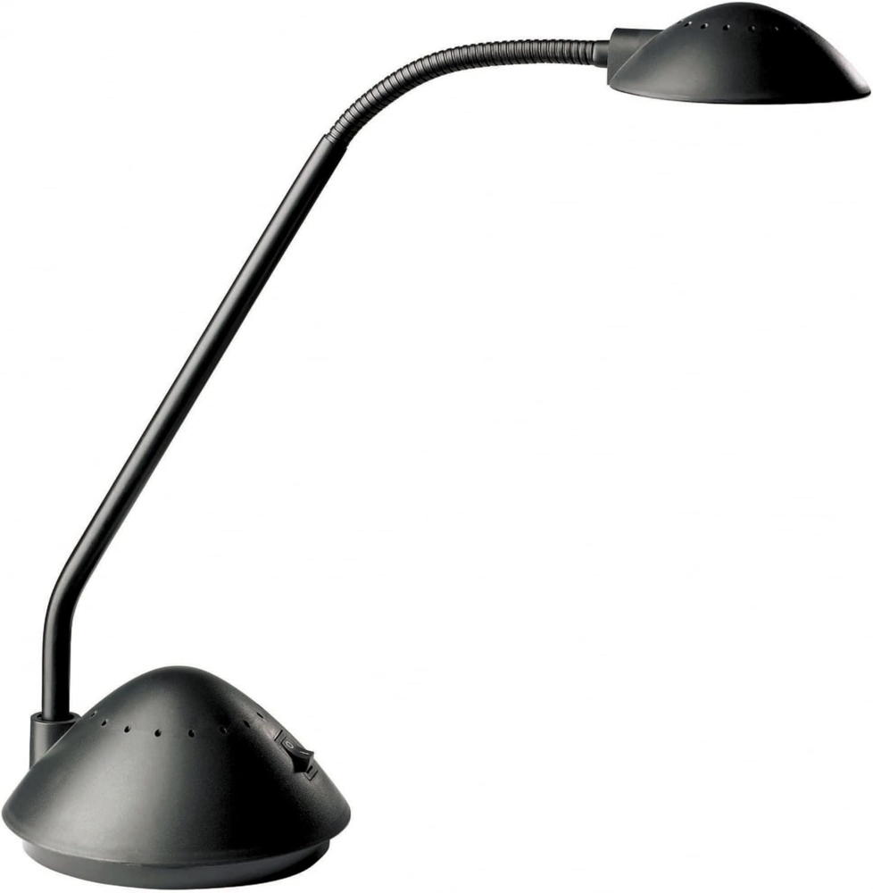 Alco Büroleuchte Halogen 220/12V 20W ohne Leuchtmittel schwarz Bild 1