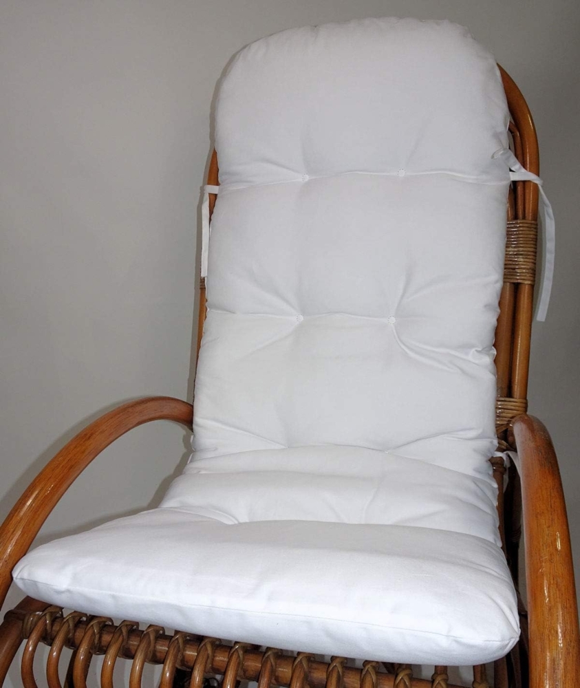 Rattani Polsterauflage Polster für Rattan Schaukelstuhl, Sesselauflage 125 x 50 x 6 cm Bild 1