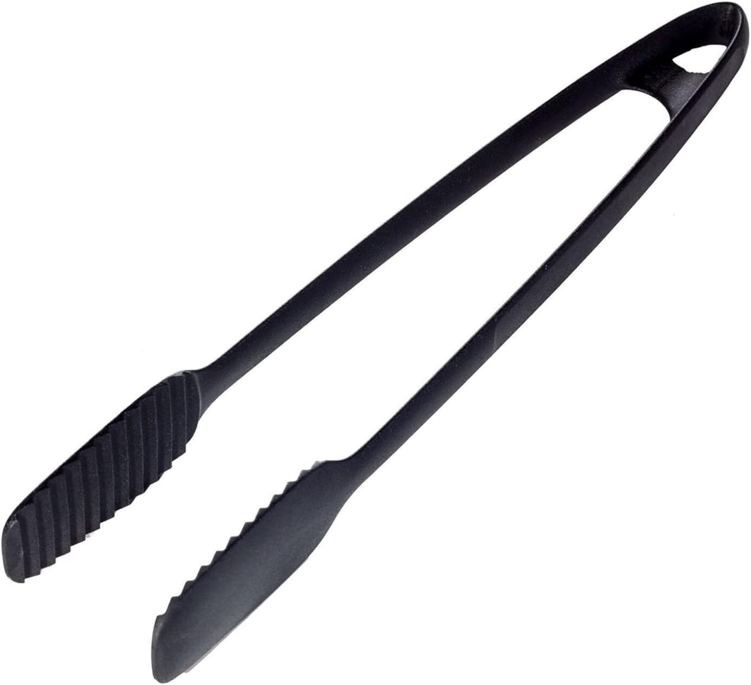 Westmark Brat- und Servierzange, Grillzange, hochhitzebeständiger Kunststoff, Länge: 33,2 cm, Gentle Plus, Schwarz, 28692275 Bild 1