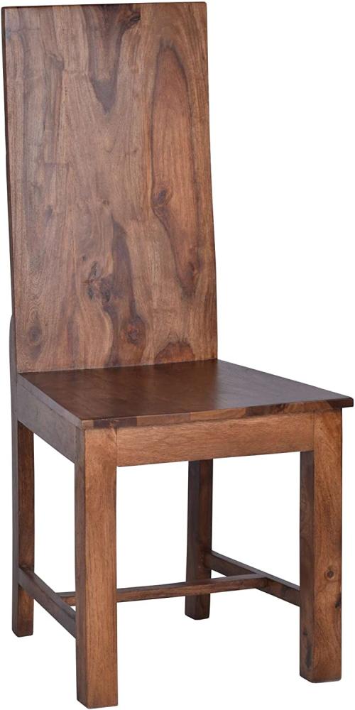 MiaMöbel Stuhl Pawa Massivholz Teak Modern Indien Indisch Bild 1