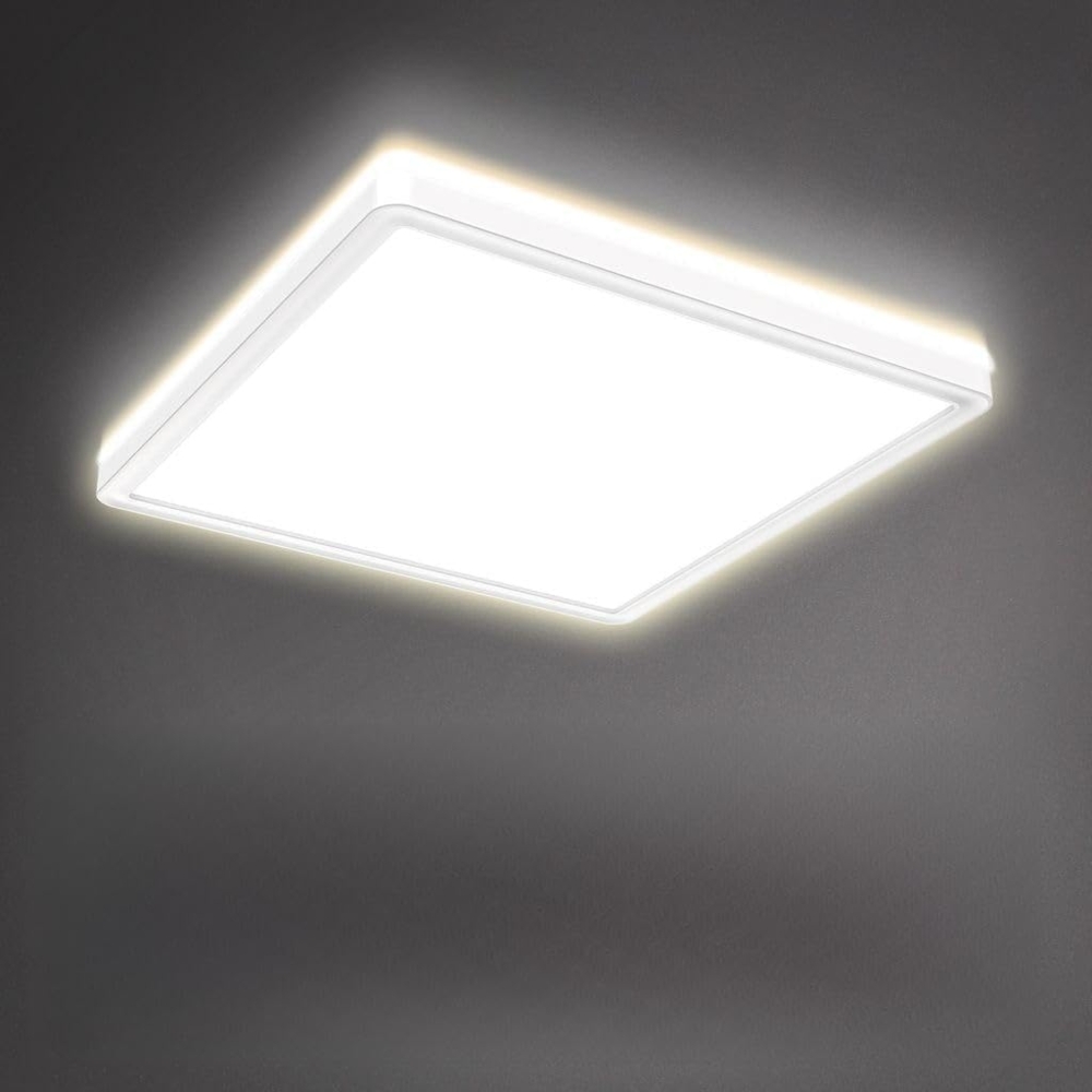 B.K.Licht Deckenleuchte LED Decken-Panel 293x293x28mm dimmbar Backlight Ultra-flach - BKL1311, Dimmfunktion, LED fest integriert, 4000K - Neutralweiß, Deckenlampe 18W 2400lm Memory-Funktion 4000K neutralweiß - Farbe: Weiß Bild 1