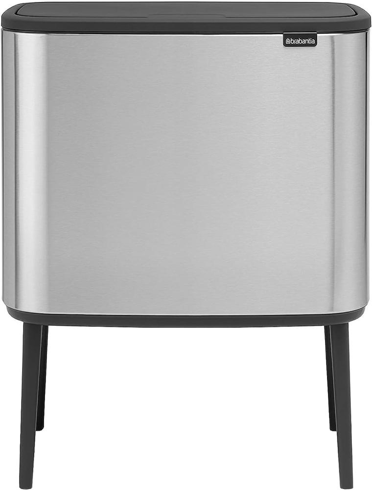 Brabantia Mülleimer Bo Touch Bin Stahl matt, 3 x 11 L FPP Papierkörbe & Mülleimer Bild 1