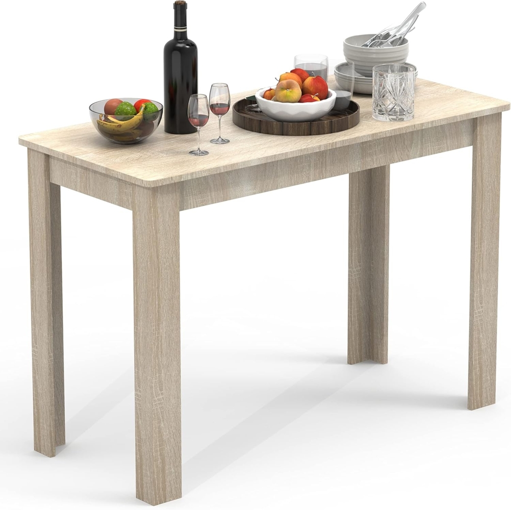 VCM Esstisch Esal 918344 Sonoma-Eiche H. 76 x B. 110 x T. 50 cm Bild 1