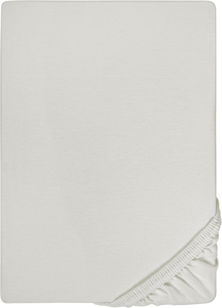 biberna Feinjersey-Spannbetttuch 0077144, grau, 1 x 60 x 120 cm - 70x140 cm Bild 1