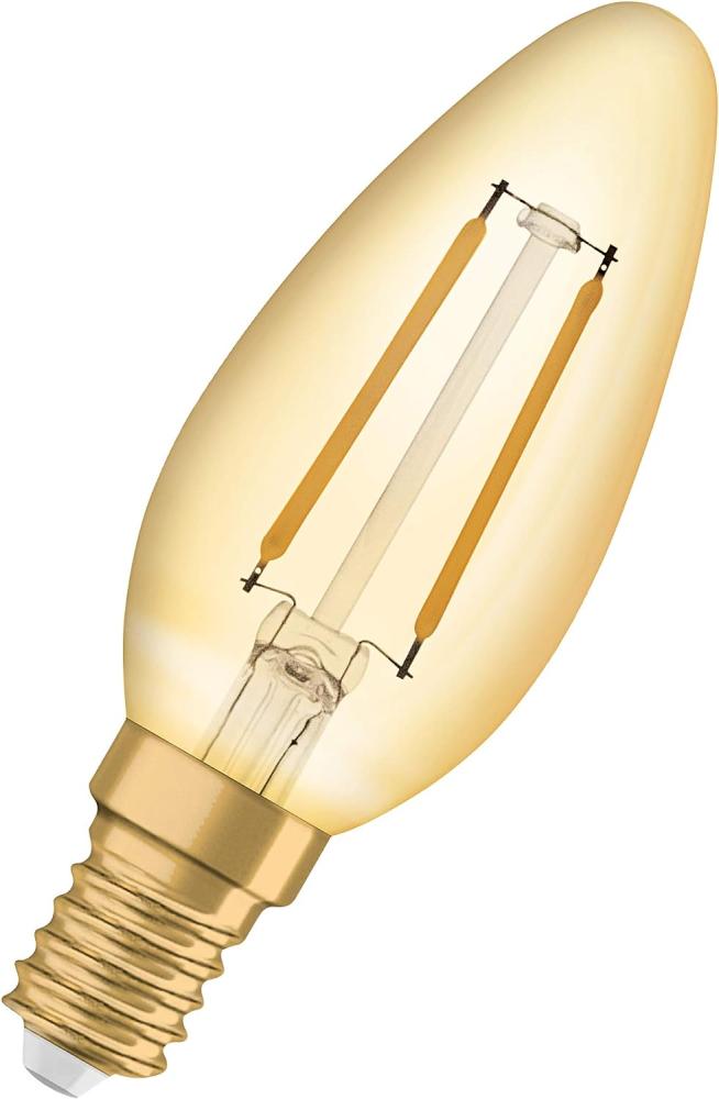 Osram VINTAGE 1906 LED CLASSIC B 12 1.5 W/2400K E14 Bild 1