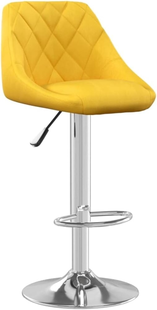 vidaXL Barhocker Senfgelb Samt [335301] Bild 1