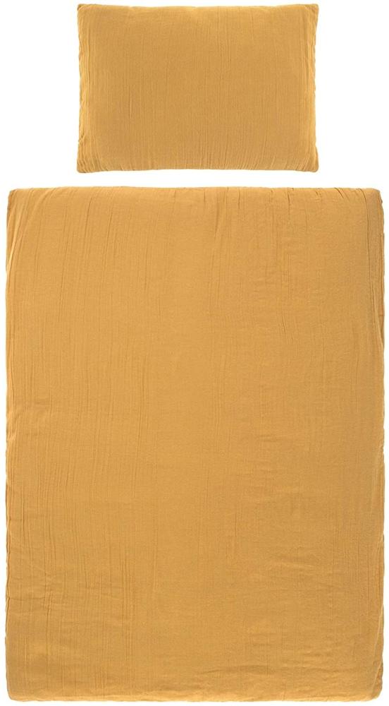 Lässig Baby Bettwäsche - Bedding Set GOTS, Mustard Bild 1