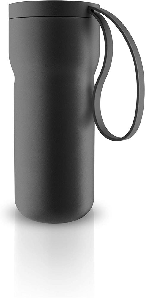 Eva Solo Nordic kitchen Thermo-Teebecher, Thermobecher, Becher, Teebecher, To Go Becher, Schwarz, Edelstahl/Kunststoff/Silikon, 0. 35 L, 502759 Bild 1