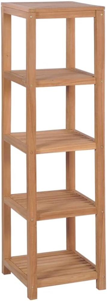 vidaXL Badregal mit 4 Böden Massivholz Teak 42x42x165 cm 246500 Bild 1