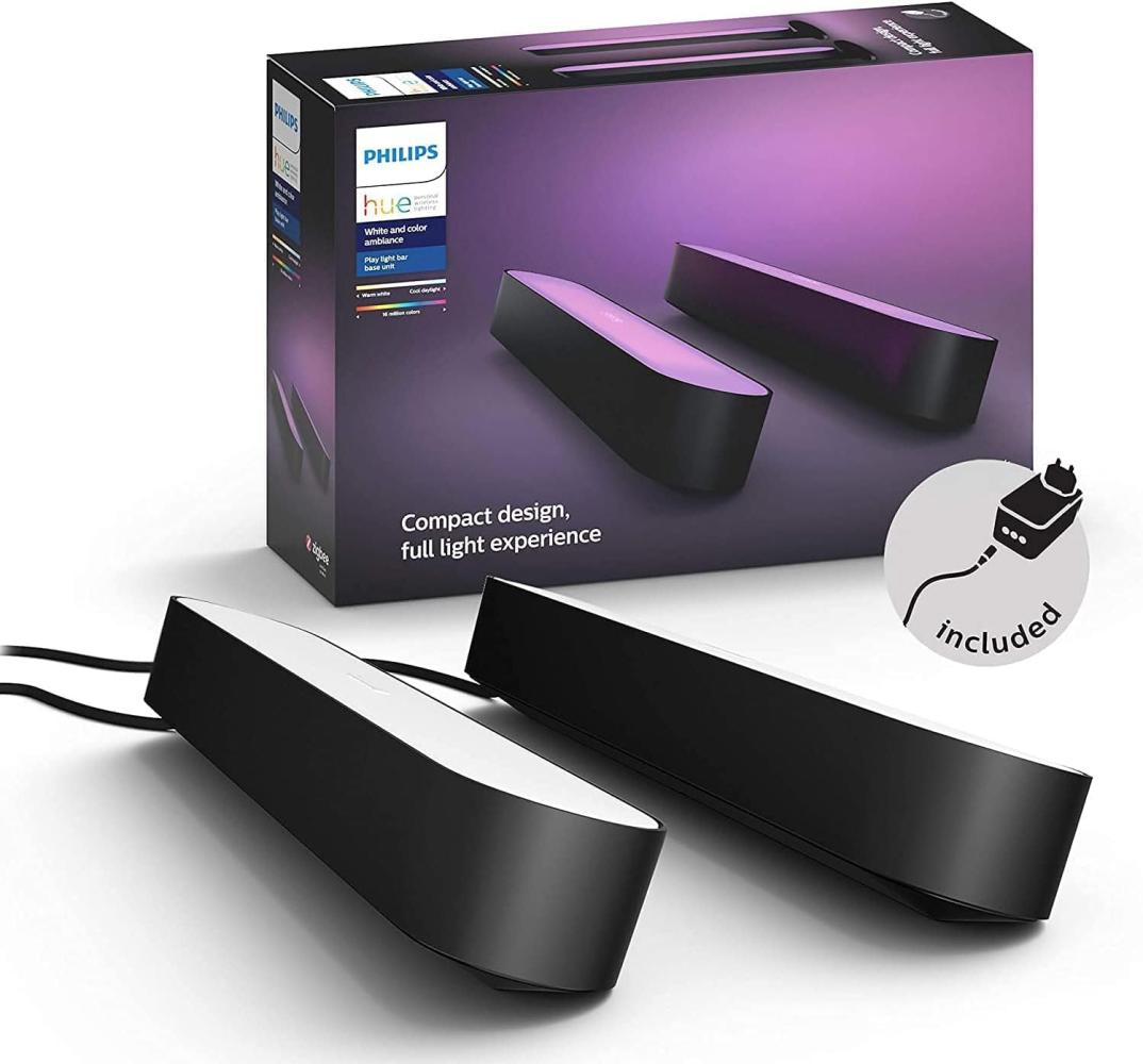 Philips Hue Play Lightbar Doppel Pack - Schwarz Bild 1