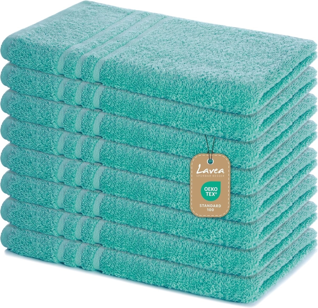 Lavea Handtuch Set Elena, Baumwolle (Set, 8-St), einzigartig weiche Frottee Handtücher für jeden Hauttyp geeignet Bild 1
