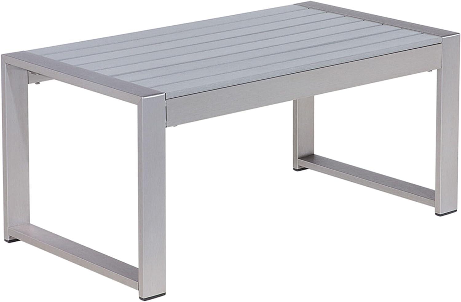 Couchtisch Aluminium Hellgrau SALERNO Bild 1