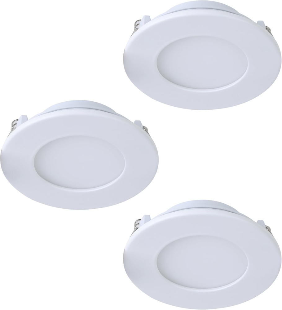 Eglo 900099 LED Einbauleuchte FUEVA-Z weiss H:2. 6cm Ø8. 5cm rund IP20/44 dimmbar 2700-6500K mit Connect-Z Funktion Bild 1