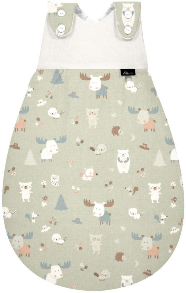 Alvi Baby-Mäxchen Außensack Regular Cotton Baby Forest 62/68 Bild 1