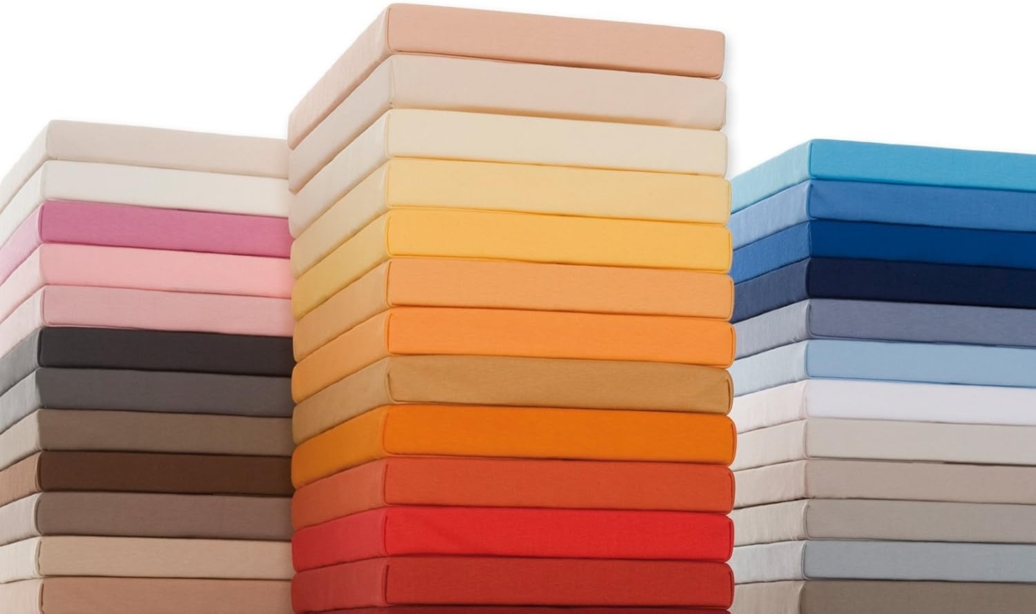 Formesse Bella Gracia Jersey-Spannbetttuch, rot, 140x200 - 160x220 cm Bild 1