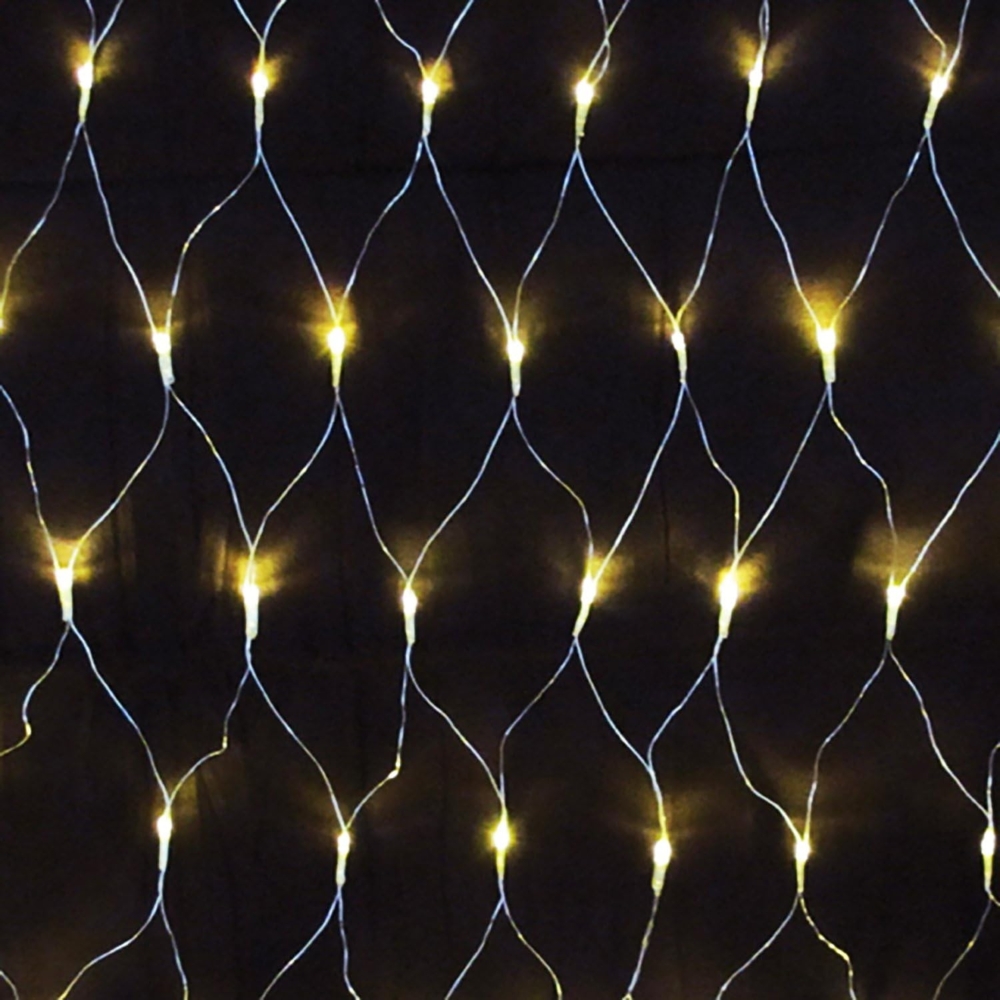 Mojawo Lichtervorhang 240er LED-Lichternetz warmweiß Bild 1