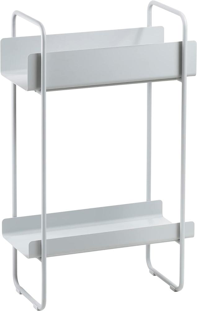Zone Denmark Konsolentisch A-Console Table, Beistelltisch, Flurtisch, Regal, Metall, Soft Grey, H 77. 7 cm, 26992 Bild 1