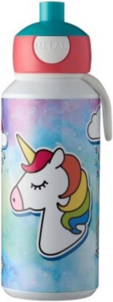 Mepal CAMPUS Trinkflasche Pop-Up 400 ml Einhorn Unicorn Bild 1