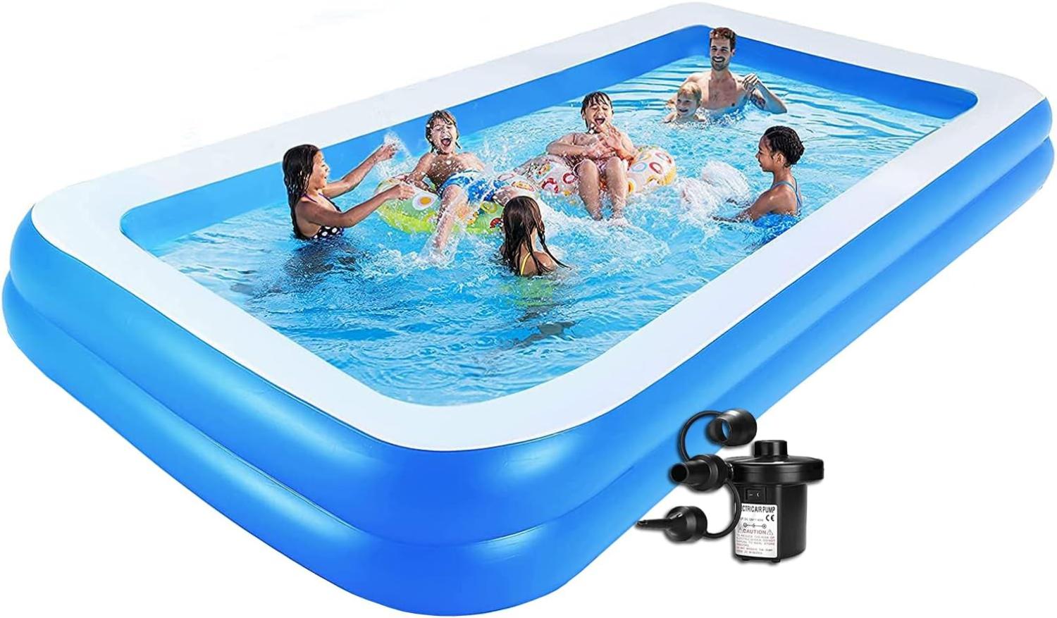 Familienpool Planschbecken Quick-Up-Pool von BESTWAY #54006, 269x175x51cm Bild 1