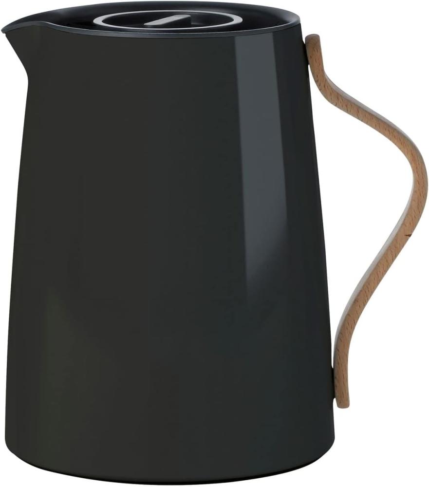 Stelton Emma Isolierkanne Tee Black, Kanne, Isokanne, Edelstahl, Stahl, Schwarz, 1 L, x-201-2 Bild 1