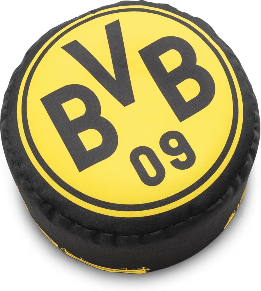 Magma Heimtex Sitzsack BVB Borussia Dortmund Dotcom VIP schwarz gelb mit Füllung (1 St, Sitzpouf), Fanartikel Bild 1