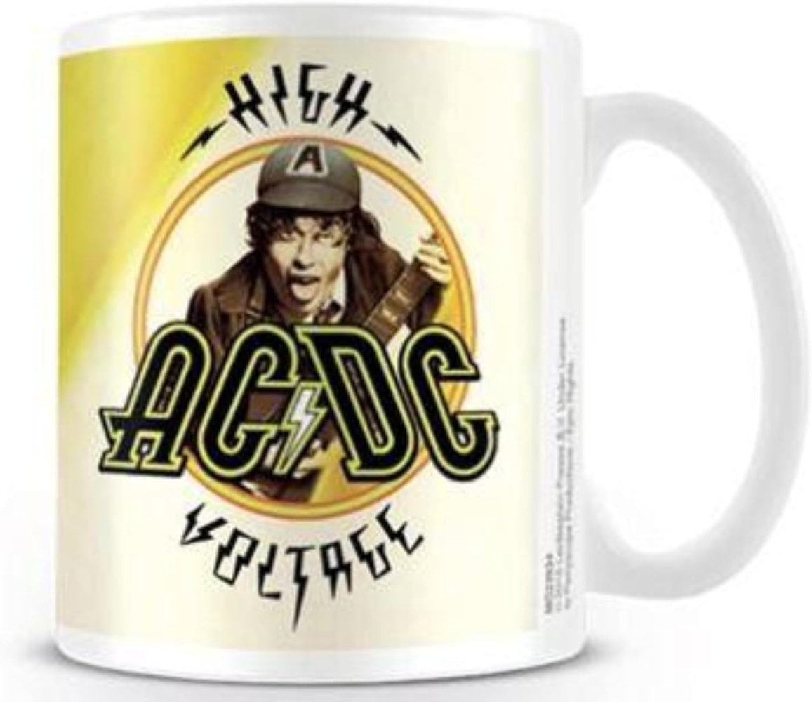 AC DC KaffeeTasse, Keramik, Mehrfarbig, 7. 9 x 11 x 9. 3 cm Bild 1