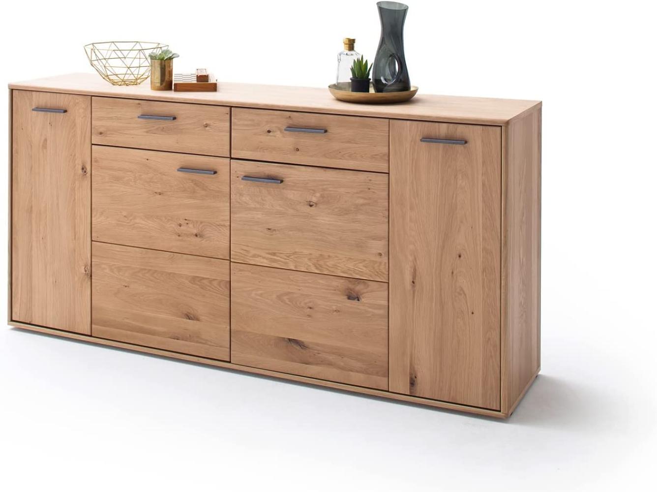 Sideboard Pedro 2 Asteiche Bianco teilmassiv 184x90x44 cm Anrichte Bild 1