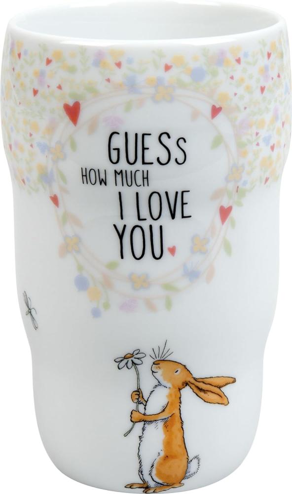 Könitz Grip Mug Guess how much I love you, doppelwandiger Becher, Porzellan, 350 ml, 11 1 136 2753 Bild 1