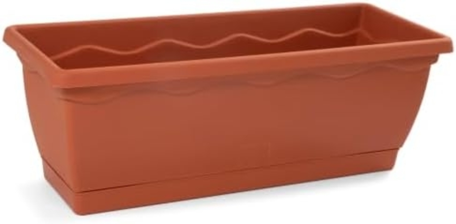 Hobby & Style Vulcano Balconette mit Steckreserve, Terrakotta, 60 cm Bild 1