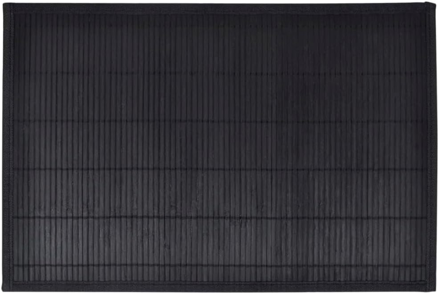 6 Bambus-Platzdeckchen 30 x 45 cm Schwarz 242109 Bild 1