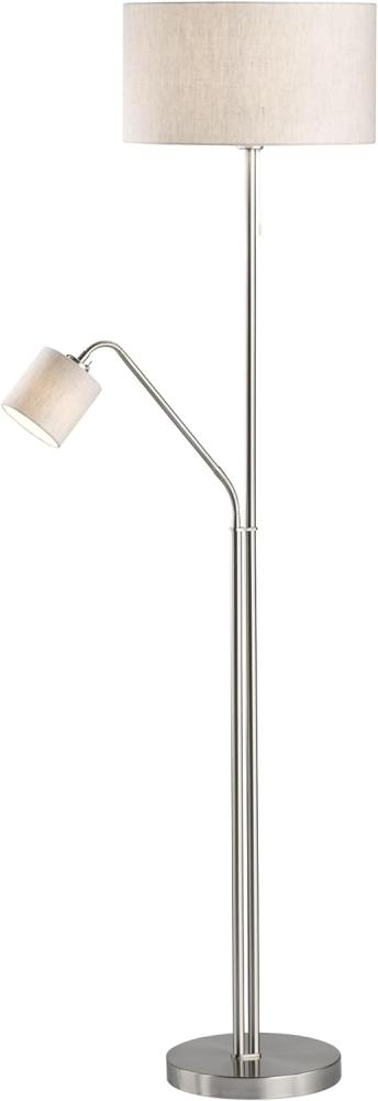 Fischer & Honsel 40278 Stehleuchte Layer 2-flammig nickel matt sandfarben 175cm Bild 1