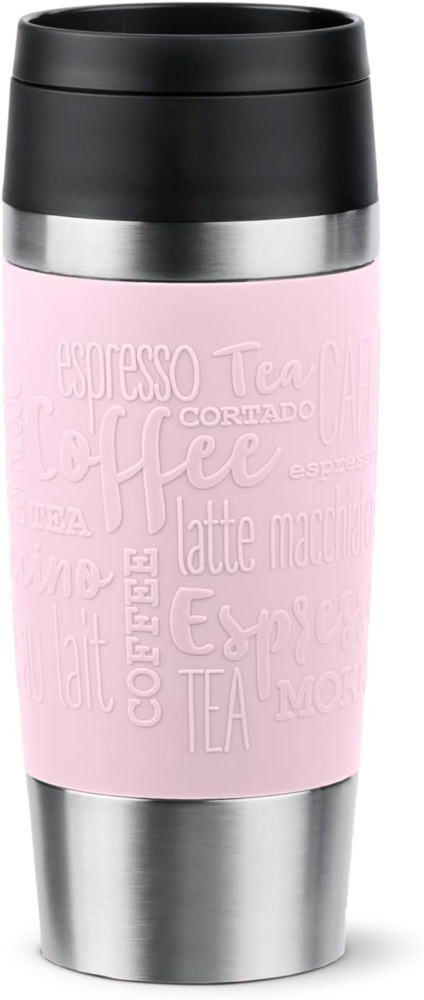 EMSA Thermobecher Travel Mug Classic, Pastellrosa, 0.36 l Bild 1