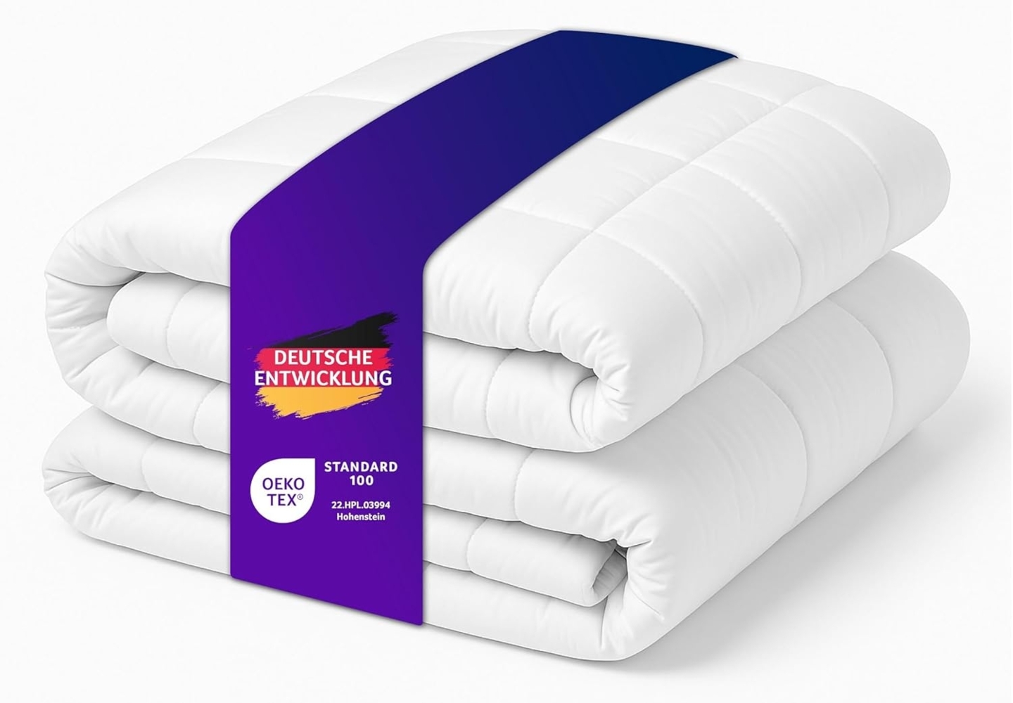 Traumnacht Entspannungsdecke,155x220 cm, Öko-Tex zertifiziert, 9 kg Gewichtsdecke zur Beruhigung und zum Abbau von Stress, empfohlen für Erwachsene, entwickelt in Deutschland Bild 1