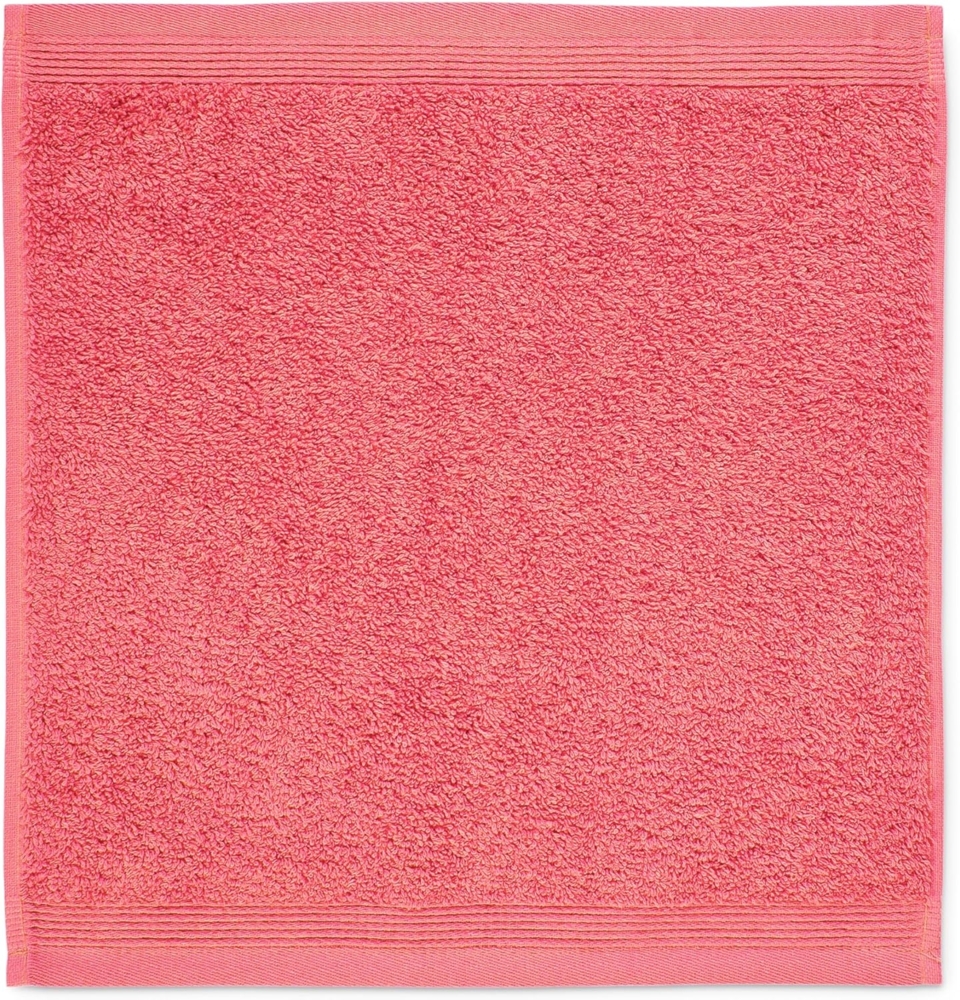 Möve Superwuschel Seiftuch 30 x 30 cm aus 100% Baumwolle, Coral Bild 1