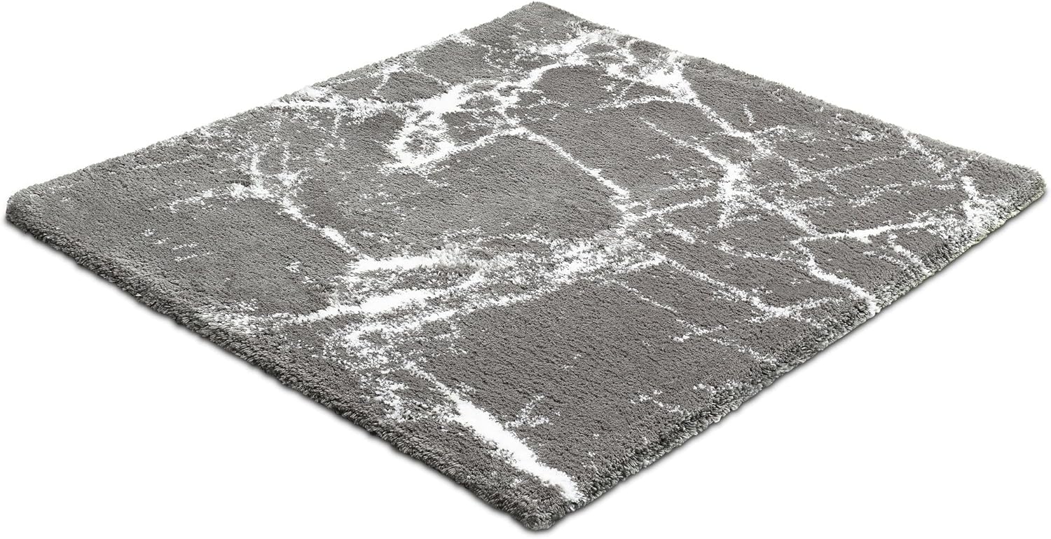 Kleine Wolke Como Badteppich, 100% Baumwolle, Platin, 60x60 cm, 4004478267015 Bild 1