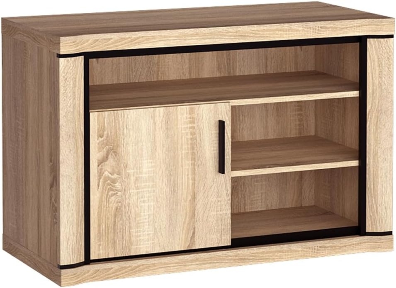 Lomadox Lowboard DUNEDIN-161, Fernsehschrank, 107cm, Sonoma Eiche Bild 1