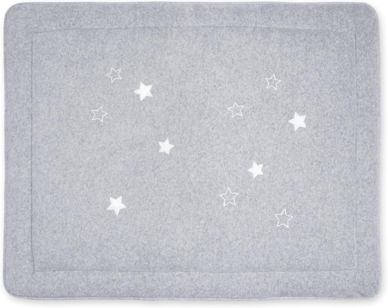 Bemini by Baby Boum 'Frottee STARY' Krabbeldecke mixed grey, 75x95 cm Bild 1