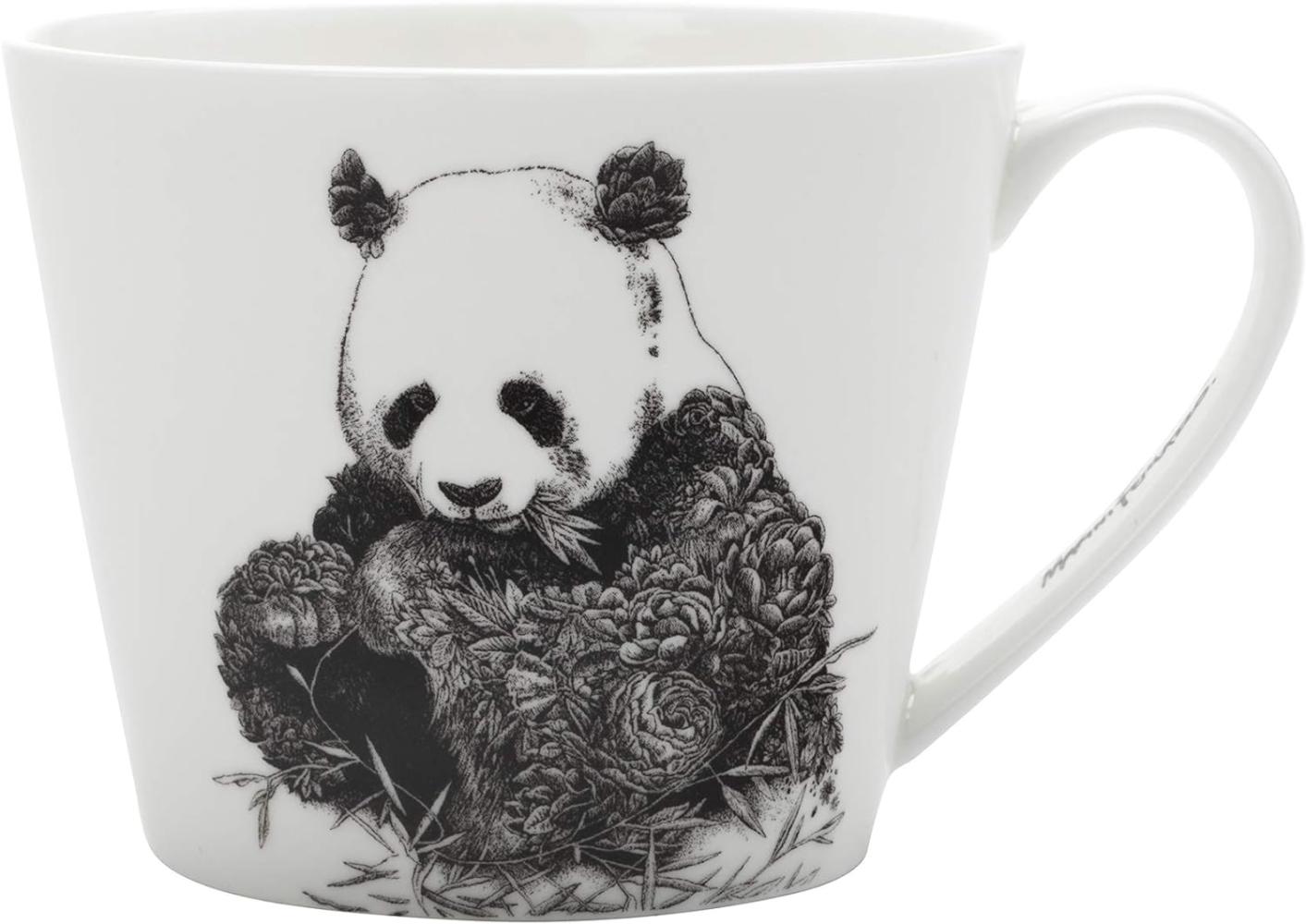 Maxwell & Williams DX0224 Marini Ferlazzo Becher Giant Panda, aus Bone China Porzellan, Schwarz, Weiß, 450 ml, in Geschenkbox Bild 1