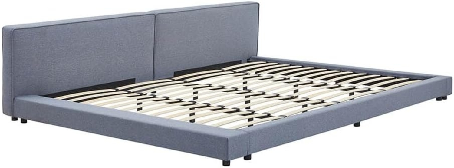 Home Deluxe - Bett mit Ablage GALAXIS - Farbe: Grau, Größe:, ohne Matratze, 270x200 cm Bild 1