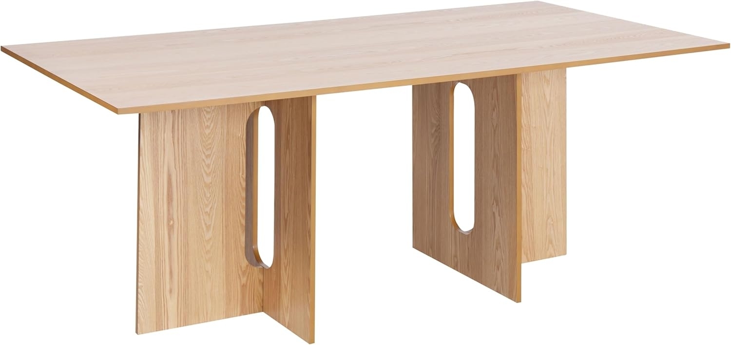 Esstisch CORAIL 200 cm 100 cm Holzoptik Heller Holzfarbton Bild 1