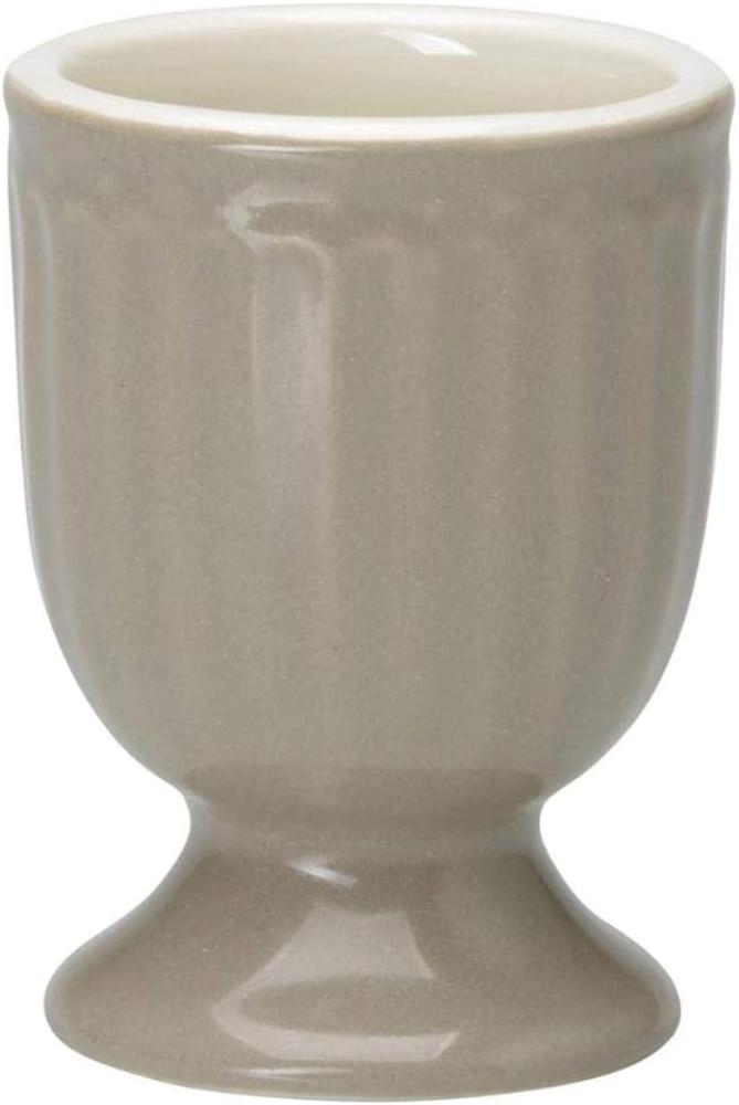 Greengate Eierbecher Alice Warm Grey Porzellan Grau Bild 1