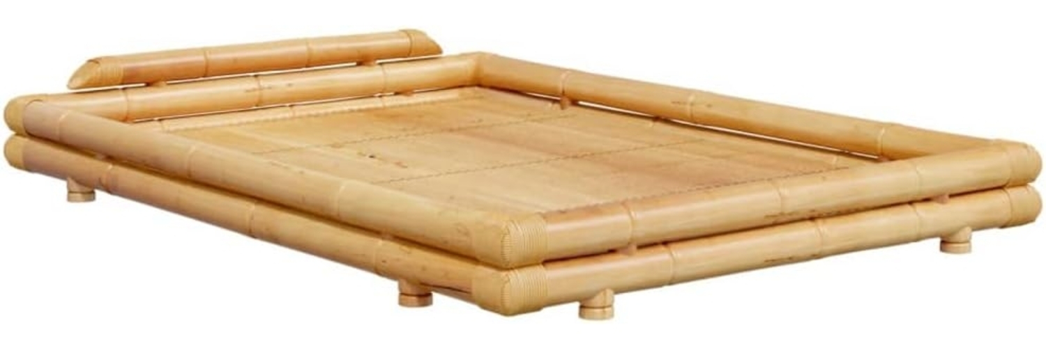 vidaXL Bambusbett 140x200 cm 340060 Bild 1