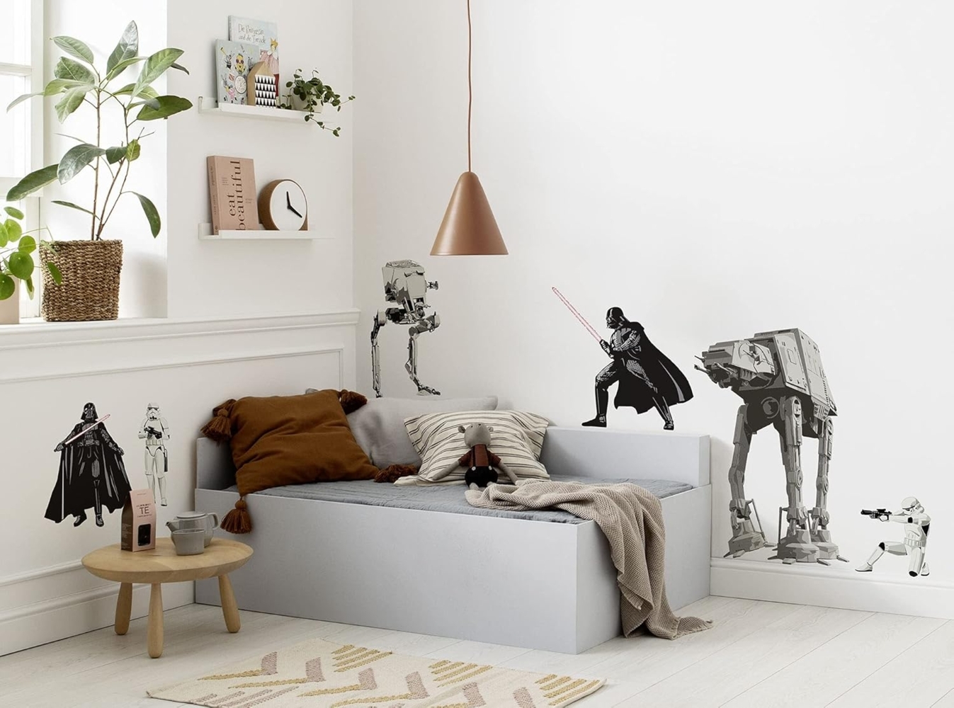 Komar Star Wars Wandtattoo Star Wars Doomed - 100x70 cm (Breite x Höhe) - 6 Teile - Darth Vader, Deco-Sticker, Wandaufkleber, Wandsticker, Wanddeko, Kinderzimmer - 14739h Bild 1