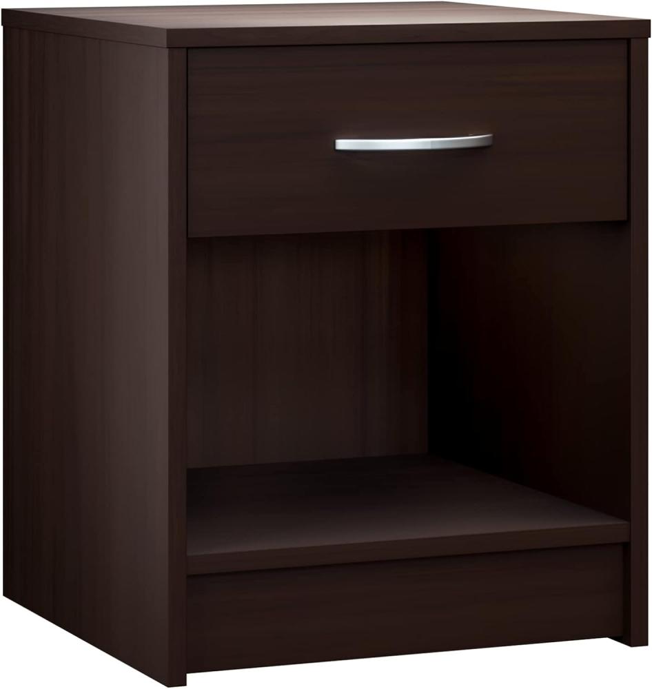 CASARIA® Nachttisch mit Schublade 50cm Wenge Bild 1