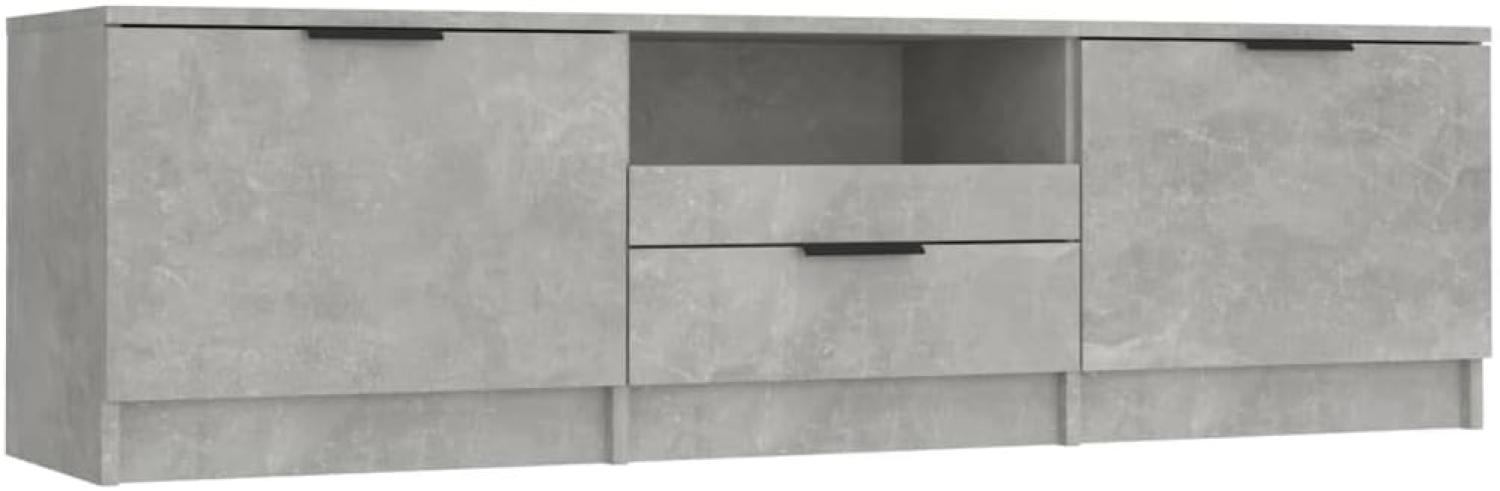 vidaXL TV-Schrank Betongrau 140x35x40 cm Holzwerkstoff 811452 Bild 1