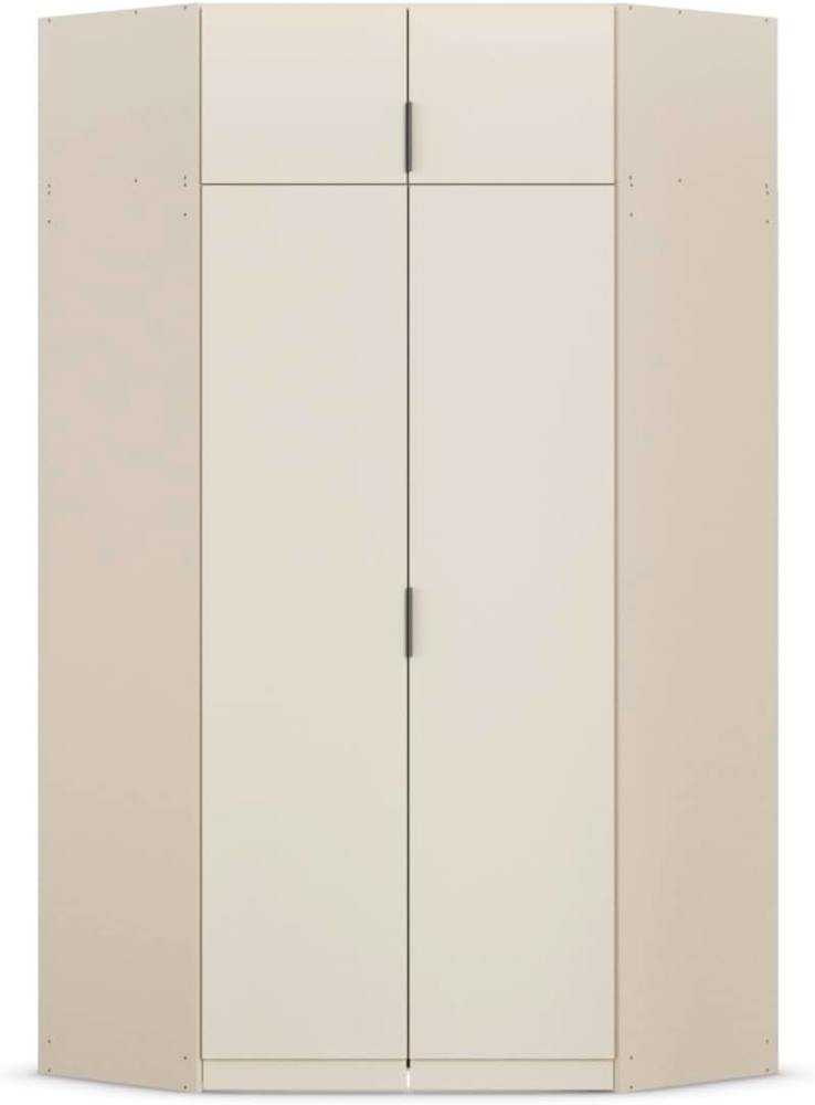 Rauch Möbel Lagoa, Kleiderschrank, Eckschrank, Garderobe für Schlafzimmer, Kinderzimmer, Jugendzimmer 4-türig, Farbe Beige, Breite 166 Bild 1