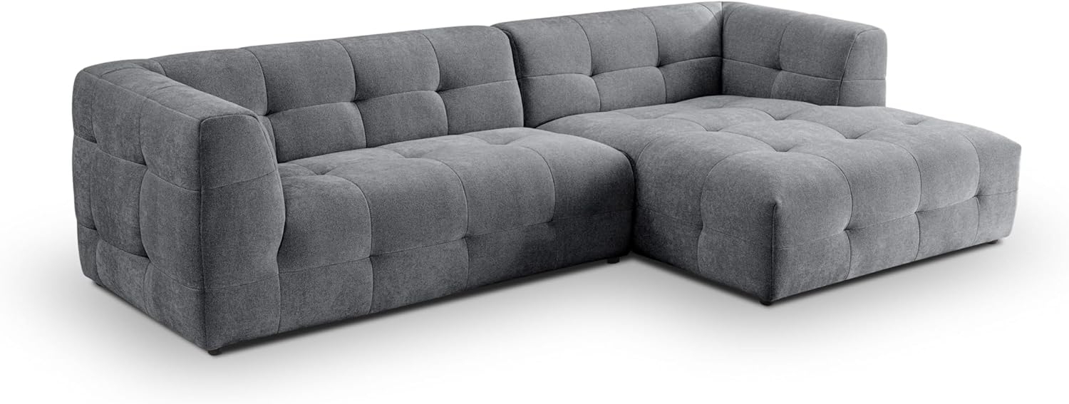 Ecksofa (B/H/T: 292x72x161 cm) in Grau Bild 1